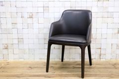 Cassina カッシーナ HOLA オラチェア ダイニングチェア 本革 グレー
