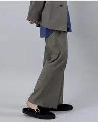 新品 未使用 定価25,300円 Iroquois イロコイ PE WEATHER STRECH FLARE PT 裾スリット フレア パンツ 478105 日本製のサムネイル