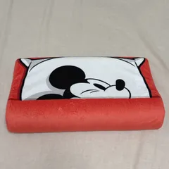ディズニー ミッキー まくら 枕 ピロー 朝ご飯 目玉焼き ベーコン 赤のサムネイル