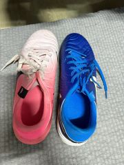 NIKE サッカースパイク 2足セット ピンク、サイズ27.5、送料無料