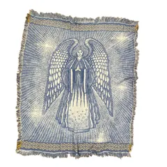 vintageラグ ブランケット マルチカバー タペストリー 天使 エンジェル 祈り 宗教 後光 Rug Blanket Angel 3846のサムネイル