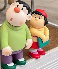 Dr.スランプアラレちゃん 皿田キノコ スッパマン ソフビ 新品 2体