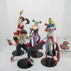 中古 ユリ・サカザキ リリス 不知火舞 モリガン キャミィ フィギュア 5点セット SRカプコンリアルフィギュアコレクションのサムネイル