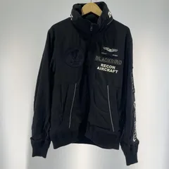 【中古】AVIREX BLACKBIRD STANDZIP ジャケット サイズL 6102133 ブラック アヴィレックス ジャケット[19]のサムネイル
