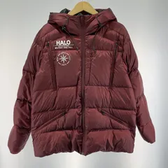【中古】AVIREX スリーブダウンジャケット サイズL 6192157 レッド[19]のサムネイル