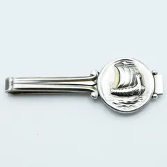 M04-k014 美品 GEORG JENSEN ジョージジェンセン 帆船 SV925 タイピン シルバーのサムネイル