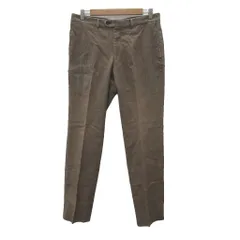 アクアスキュータム AQUASCUTUM スラックスパンツ ブラウンベージュ 無地 ロング丈 /YS18 ■ECA004のサムネイル