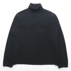 HUGO BOSS タートルネック ニット セーター XL ブラック 羊毛 ラムウール VIRGIN WOOL ハイネックのサムネイル