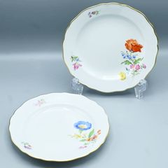 新品・未使用、マイセン三つ花　18センチ ケーキ皿　3枚セット 新品・未使用 マイセン三つ花 ケーキ皿 3枚セット - メルカリ