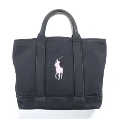 Ralph Lauren キャンバス トートバッグ ビッグポニー 刺繍 コットンのサムネイル