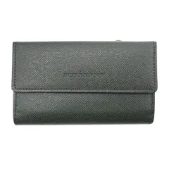 BURBERRY バーバリー ロゴ レザー 5連キーケース&コインケース グリーン K2607-k008のサムネイル