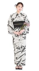eim nuance line yukata ivory 浴衣 - メルカリ
