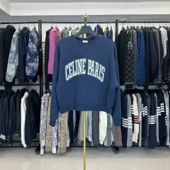 (XS) セリーヌ パリ レディース スウェット ネイビーのサムネイル