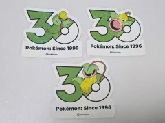 ポケットモンスター 聖水 30周年 ロゴ ステッカー ウール ジーン 進化 セットのサムネイル