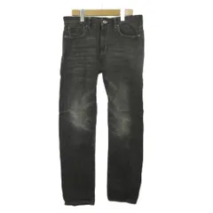 バナナリパブリック BANANA REPUBLIC デニム ジーンズ 32 ブラック 無地 長ズボン ウォッシュ加工 /MD ■ECC005のサムネイル