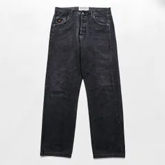 AVIREX 90年代 ヴィンテージ TYPE W ブラック デニムパンツ ジーンズ L ボタンフライ USA ミリタリーのサムネイル