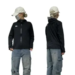 THE NORTH FACE ザノースフェイス ブラック ウィンドブレーカー WHO トラック ジャケット Mのサムネイル