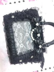 AVENCHUMU Ribbon frill kiss-lock bag - メルカリ