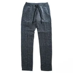 EMPORIO ARMANI リネン イージーパンツ スリム スラックス XL グレー 麻100% ブルガリア製 未使用品 51P89S / 51S19のサムネイル