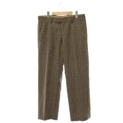 ドリスヴァンノッテン DRIES VAN NOTEN パンツ スラックス ストレート チェック柄 48 ブラウン マルチカラー /ES ■GY53のサムネイル