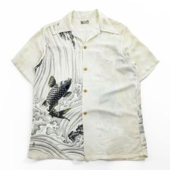旧ドゥニーム DENIME アロハシャツ Lオリゾンティ期 レーヨン100