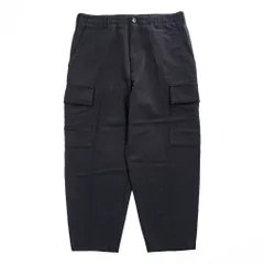 H BEAUTY & YOUTH リップストップ カーゴパンツ FATIGUE PANTS ブラック L ワイド 1214-104-7739のサムネイル