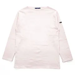 SAINT JAMES フランス製 バスクシャツ 長袖 ロングスリーブ Tシャツ T4 ライトピンク ボートネックのサムネイル
