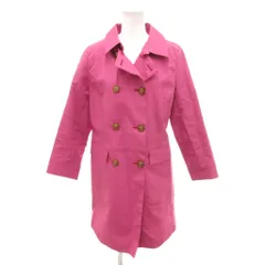 マッキントッシュフィロソフィー MACKINTOSH PHILOSOPHY 美品 トレンチコート ジャケット 38 ピンク 無地 ダブルブレスト ミドル丈 /SJのサムネイル
