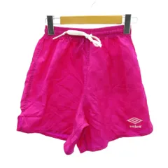 アンブロ UMBRO ショートパンツ イージー ロゴ プリント ナイロン USA製 S ピンク 1210のサムネイル