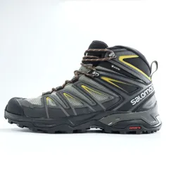 SALOMON トレッキングシューズ ハイキングブーツ X ULTRA 3 WIDE MID GTX 27cm ブラック GORE-TEX ゴアテックス 防水 Orthlite 145464のサムネイル