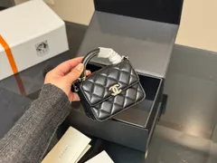 【今日特価】Chanel ハンドル スモールバッグ / コインケース / リップケース（12×10cm）のサムネイル