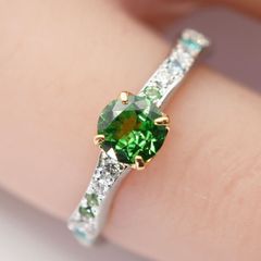極美品 ティファニー クローバー ラージ キー ネックレストップ/25