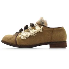 hender scheme ドレスシューズ 5 ( 27 - 27.5cm ) キャメル duffle ラビットファー 11a-at-002のサムネイル
