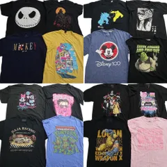 古着卸 まとめ売り キャラクター Tシャツ 16枚セット ( メンズ L