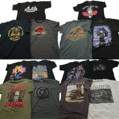 古着卸 まとめ売り 映画・ドラマ Tシャツ 14枚セット ( メンズ XL/Ｌ ) スターウォーズ アベンジャーズ ウェンズデー 中古 古着 NF7574 古着卸 まとめ売り 映画・ドラマ Tシャツ 14枚セット ( メンズ XL/L