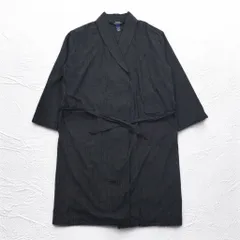 POLO RALPH LAUREN ローブコート ガウン M ブラック チェック ベルト付き Woven Robe Soho Plaidのサムネイル