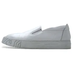 EMPORIO ARMANI ハンガリー製 レザー スリッポン スニーカー 28cm ホワイト EXTRA LIGHT F282のサムネイル