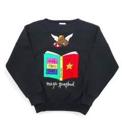 Castelbajac sport 90年代 キャラクター刺繍 スウェット S ブラック magic sport book 日本製のサムネイル