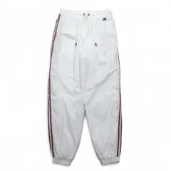 TOMMY HILFIGER SPORT ナイロン トラックパンツ ジャージ S ホワイト サイドラインのサムネイル