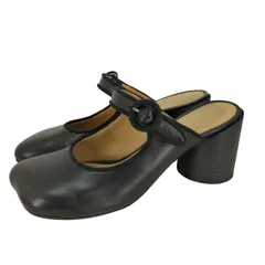 エムエムシックスメゾンマルジェラ MM6 Maison Margiela ANATOMIC DECOLLETE SHOES アナトミック ヒール ミュール レディース  38のサムネイル