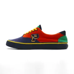 POLO RALPH LAUREN ソートン THORTON Ⅲ-NE キャンバス スニーカー 27cm マルチカラー ロゴワッペン 01087のサムネイル
