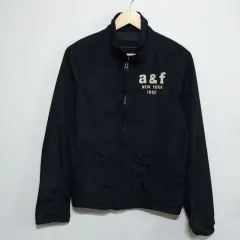 44 55 Abercrombie アバクロンビー ウィンドブレーカー ジャケット ネイビーのサムネイル