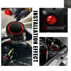 MOTORCYCLE  REAR FRONT BRAKE FLUID RESERVOIR CAP OIL FILLER CAP KAWASAKI ZH2 Z H2 H2SX SX SE PERFORMANCE 2024+
