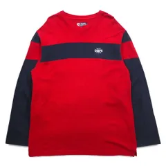 CHAPS RALPH LAUREN 90年代 ロングスリーブTシャツ ロンT L レッド ワンポイントロゴ刺繍のサムネイル