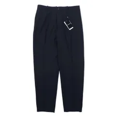 EMPORIO ARMANI スラックスパンツ 50 ネイビー チェック ポリエステル ストレッチ 11P11S 11846 ブルガリア製 未使用品のサムネイル