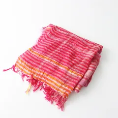 玉木新雌 タマキニイメ tamaki niime roots shawl MIDDLE ルーツショールミドル ピンク ／服飾 マフラー 巻き【2400015062556】のサムネイル