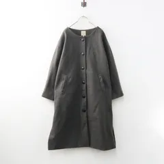 サマンサモスモス Samansa Mos2 SM2 ウーリーライクノーカラーコート F グレー／アウター 羽織り【2400015063850】のサムネイル