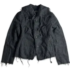 【03aw】JUNYA WATANABE COMME des GARCONS フリンジ ストライプ ジャケット チャコールグレー ジュンヤワタナベコムデギャルソン 2000000012445のサムネイル