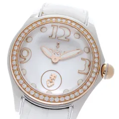 コルム CORUM 295.100.29/000C9 DN04 バブル42 マザーオブパール ダイヤベゼル ベゼルK18PG 自動巻き レディース 極美品 保証書付き_970961のサムネイル