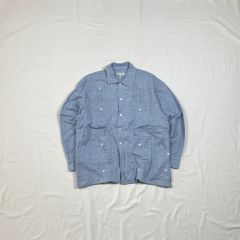 ANCELLM CHAMBRAY SHIRT JACKET 常田大希着用 - メルカリ